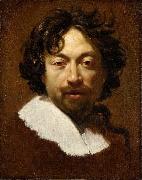 Simon Vouet Self-portrait. oil painting artist